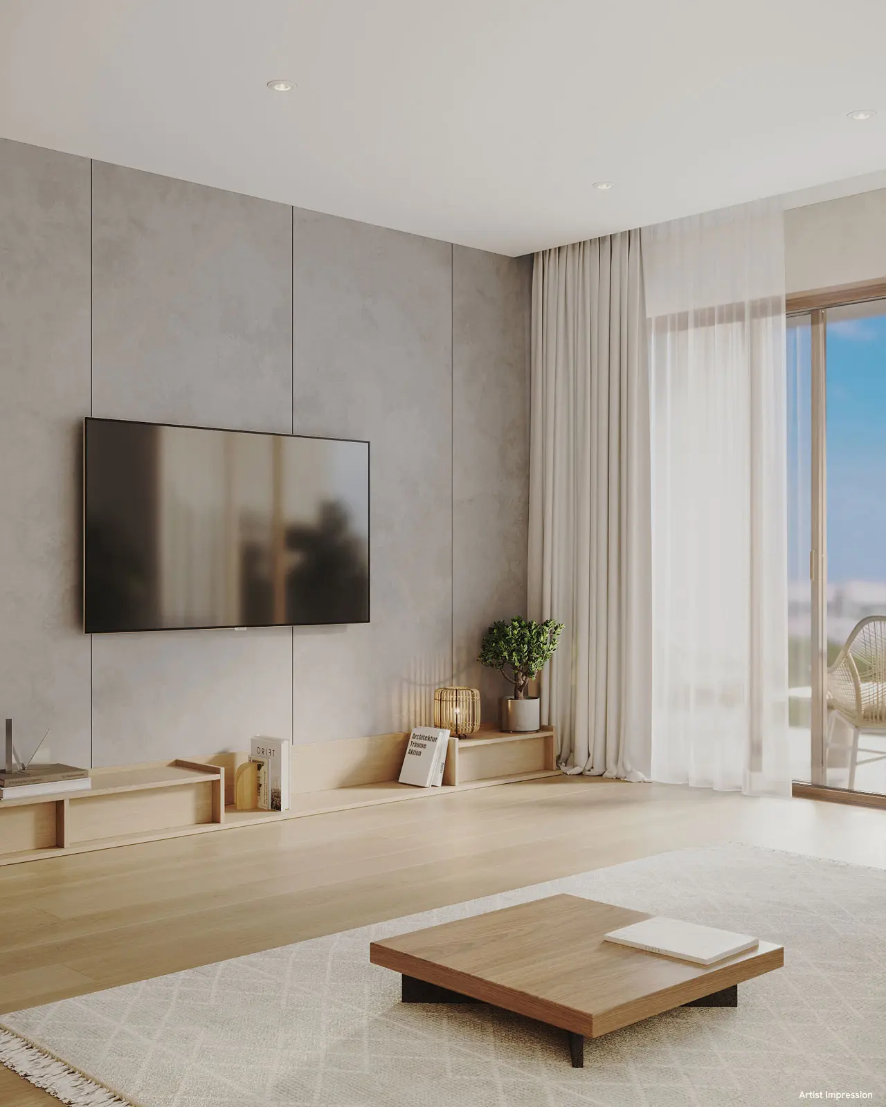 Ki Residences interior - Japandi design